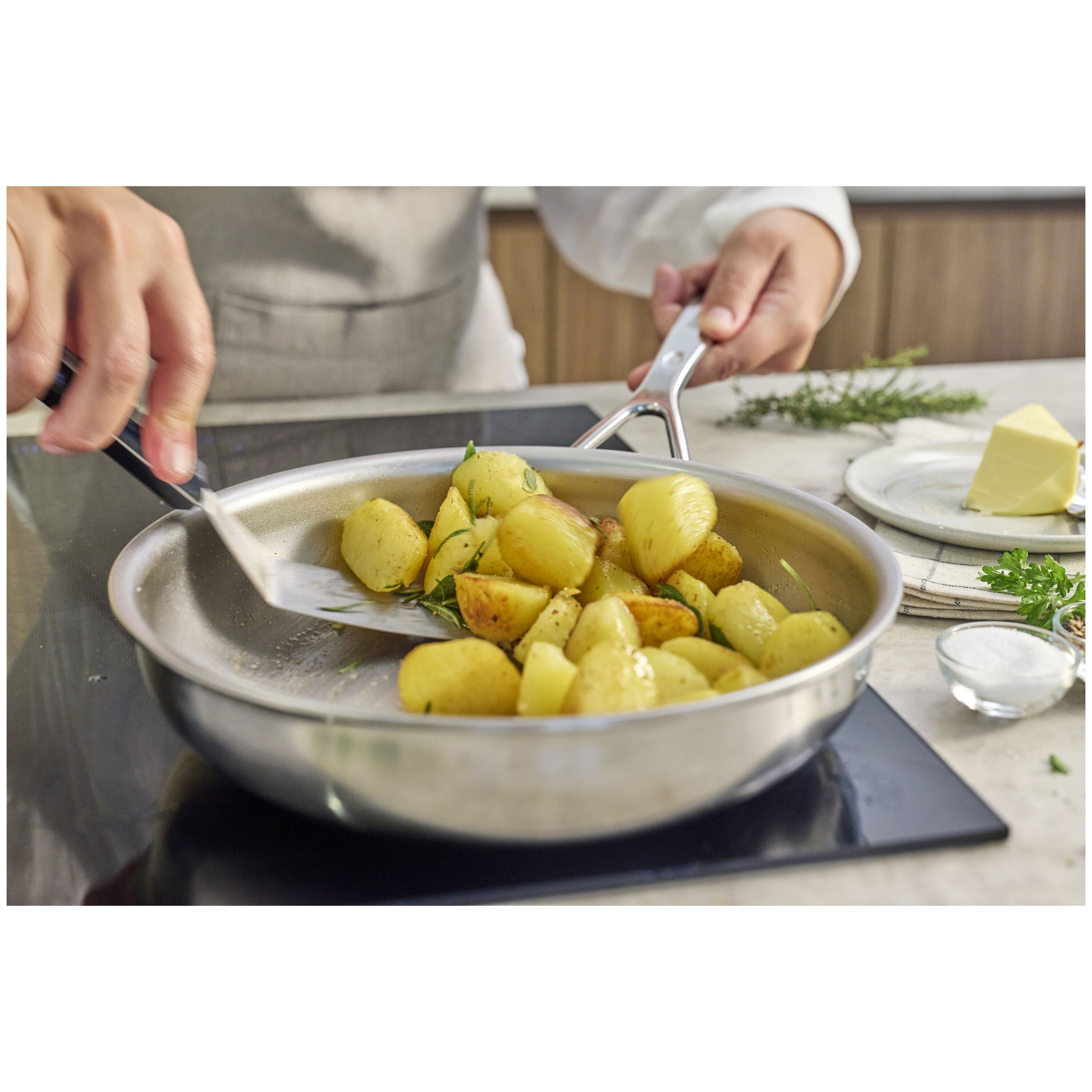 Demeyere Silverline 7 Koekenpan NanoTouch 24 cm - Silverline 7 - Demeyere