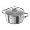 3-pcs 18/10 Stainless Steel Pot set silver,,large