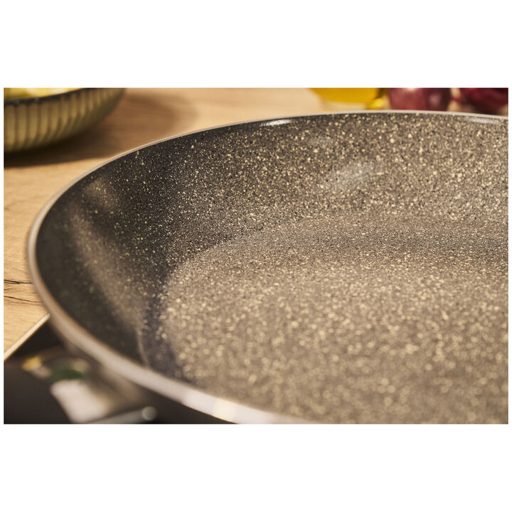 Bologna Ceramic, 2 Piece aluminum Fry pan set, large 3