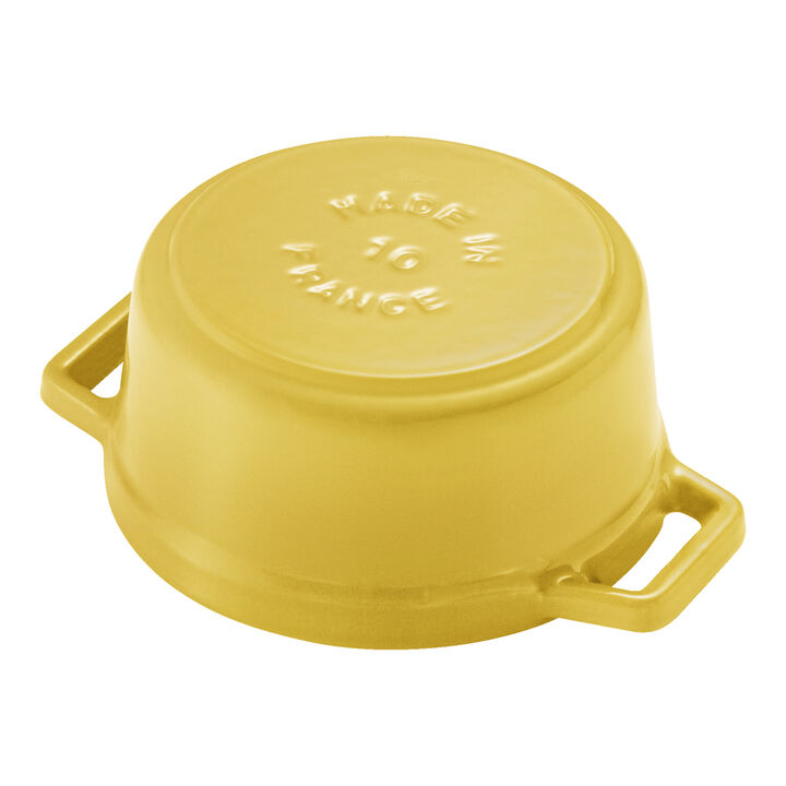 鋳物ホーロー鍋, ピコ・ココット 10 cm, ラウンド, シトロン, 鋳鉄, large 3