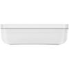 Fresh & Save, L flat Divided Meal Prep Container, plastic, white-grey, small 4
