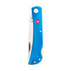 Outdoor, 3-inch, Landman Sodbuster Folding Pocket Knife, Blue Smooth Bone, small 6