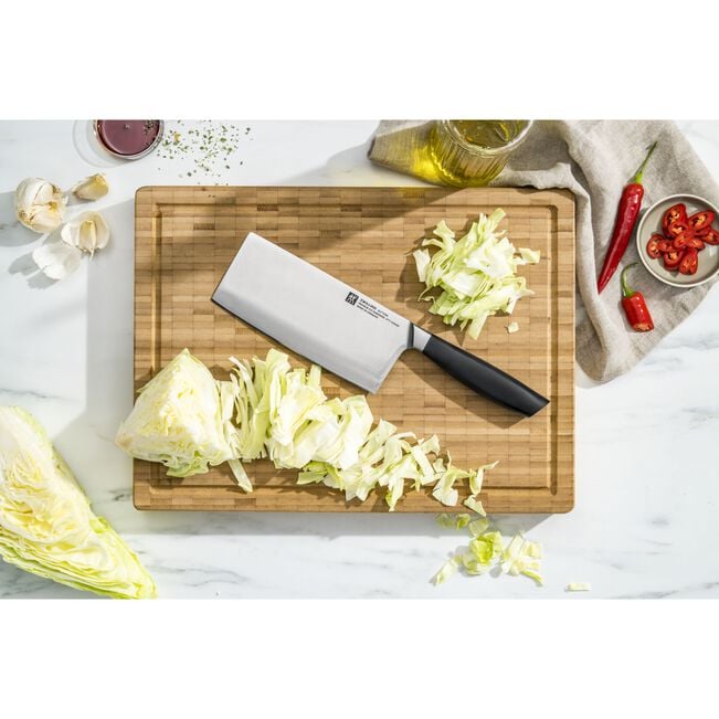 7-inch, Chinese chef's knife, white
