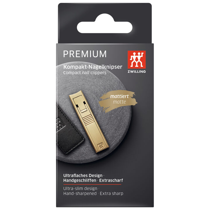 PREMIUM, Gold Edition Twin S Nail Clippers, large 4