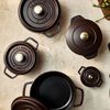 La Cocotte, Cocotte 22 cm, Rond(e), Chocolat, Fonte, small 3