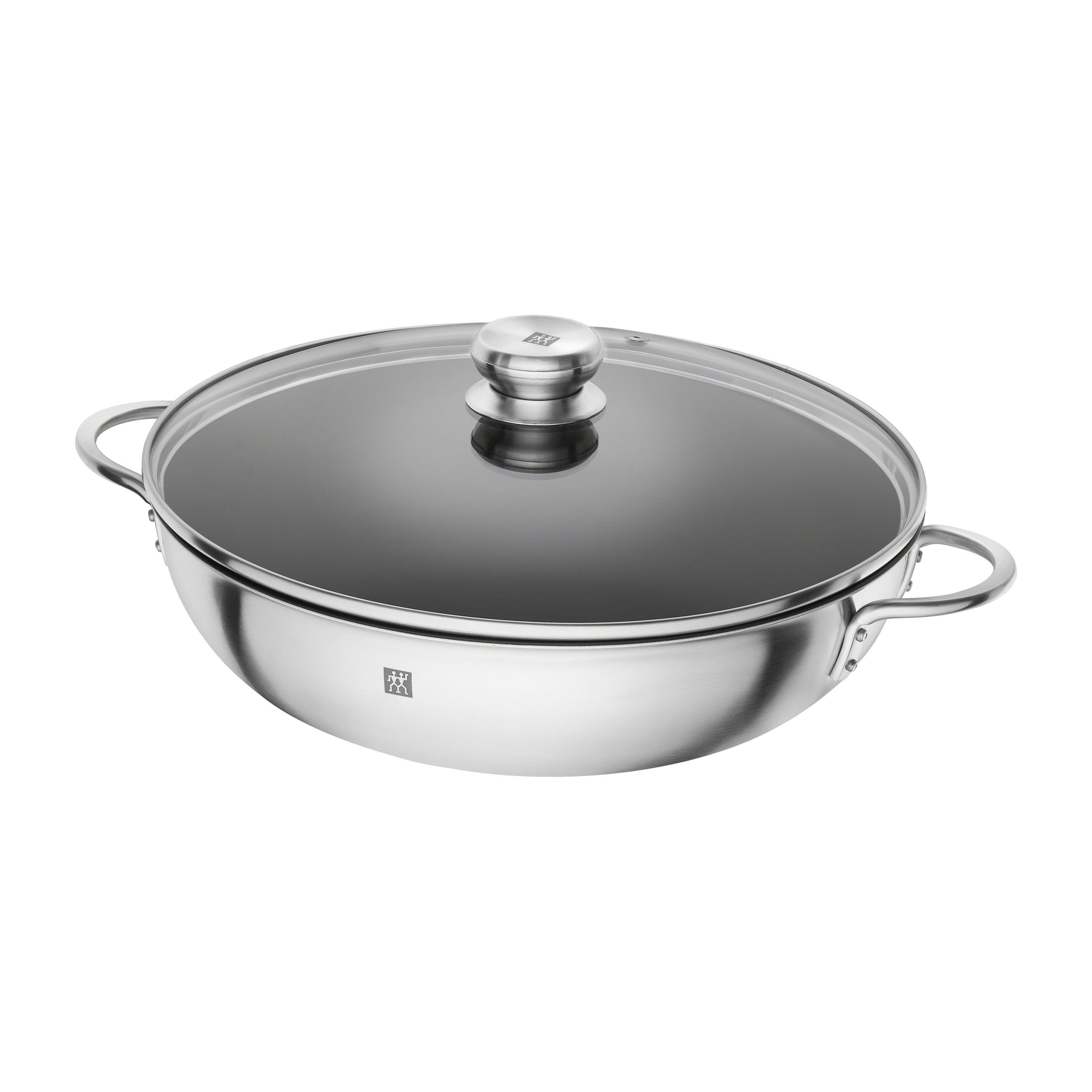 Zwilling 32cm Stainless Steel Frying Pan Twin 18/10 Stainless Steel Induction 