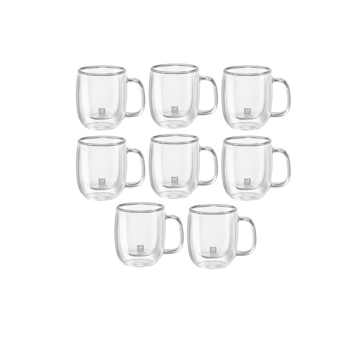 Sorrento Plus, 8 Piece, Espresso Mug Set - Value Pack, transparent, large 1