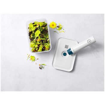 Vakumlu Saklama Kabı, L, Plastik, yarı şeffaf-Akdeniz Mavisi,,large 4