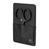 PREMIUM, 3-pcs Leather Pocket case black, small 2