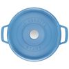 4.75 l cast iron round Tall cocotte, ice-blue,,large