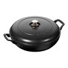 Cast Iron, 3.5 qt, Braiser, Black Matte, small 1