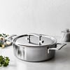 Industry 5, 4 qt Deep Sauté Pan with Double Handle and Lid, 18/10 Stainless Steel , small 6