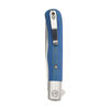Outdoor, 3-inch, Flipper Folding Pocket Knife, Blue Micarta, small 7