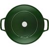Braisers, 24 cm round Cast iron Saute pan Chistera basil-green, small 2