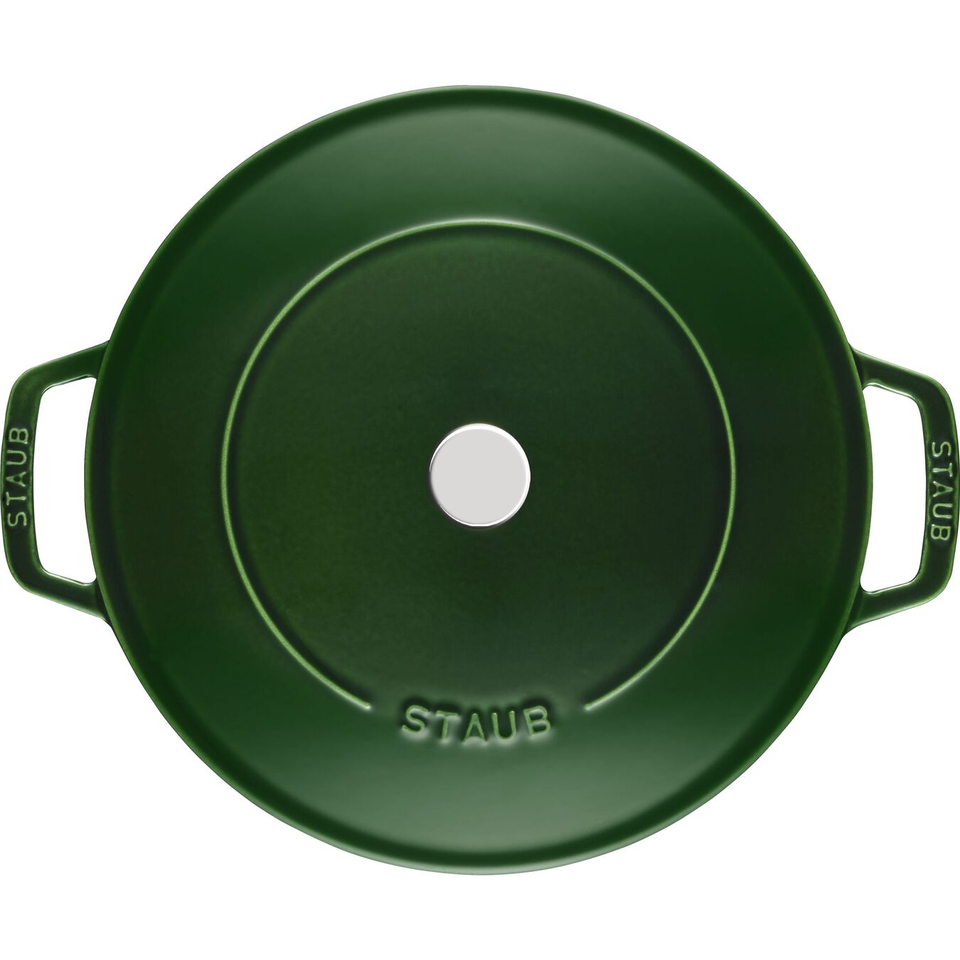 24 cm round Cast iron Saute pan Chistera basil-green,,large 2