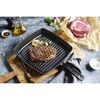 Cast Iron - Grill Pans, 10-inch, Cast Iron, Square, Grill Pan, Black Matte, small 2