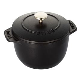 Staub La Cocotte, 725 ml cast iron round Rice cocotte, black