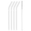 Glass Straw - Clear - Bent Set,,large
