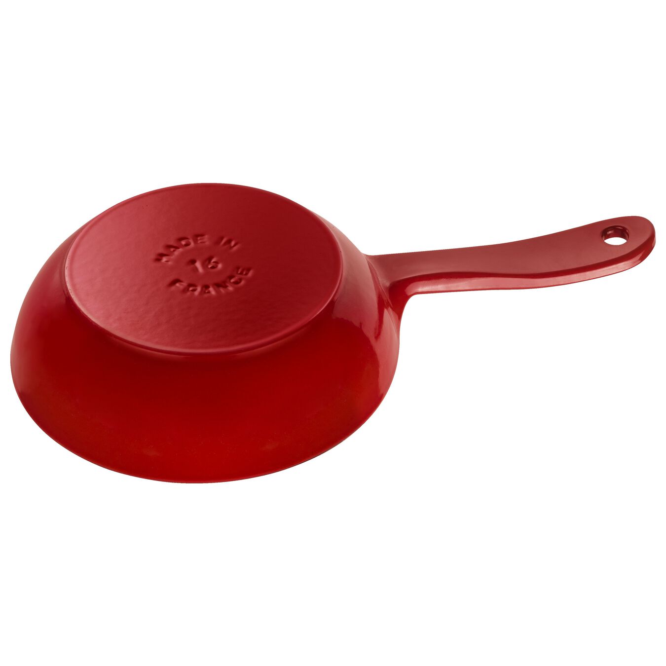 16 cm / 6.5 inch cast iron Frying pan, cherry,,large 2