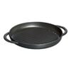 26 cm cast iron round Pure Grill, black,,large