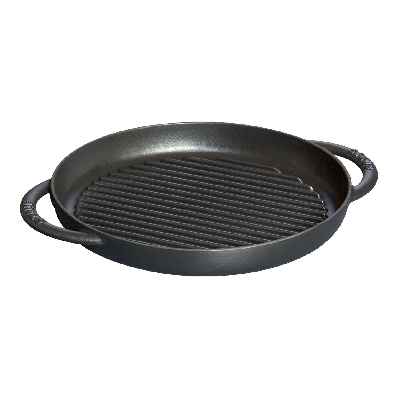26 cm cast iron round Pure Grill, black,,large 1