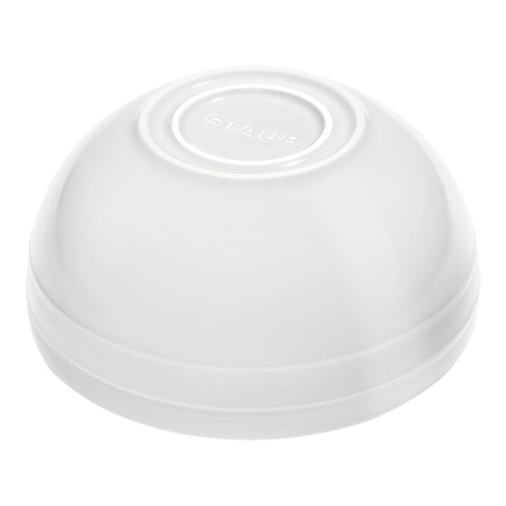 Stoneware, 2-pc, Large Mixing Bowl Set, white, large 3