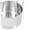 14 cm Stainless steel Saucepan with lid silver,,large