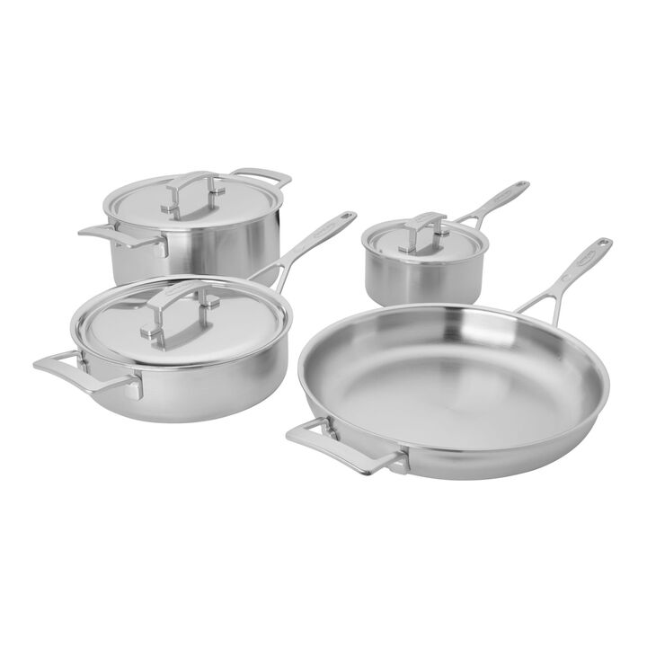 7-pc, Stainless Steel Cookware Set, large 1