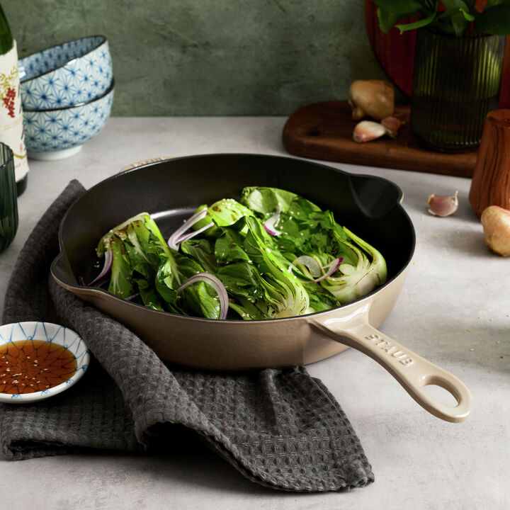Cast Iron, 11-inch, Frying Pan, Sesame, large 2