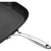 28 x 28 cm square Aluminium Grill pan black,,large