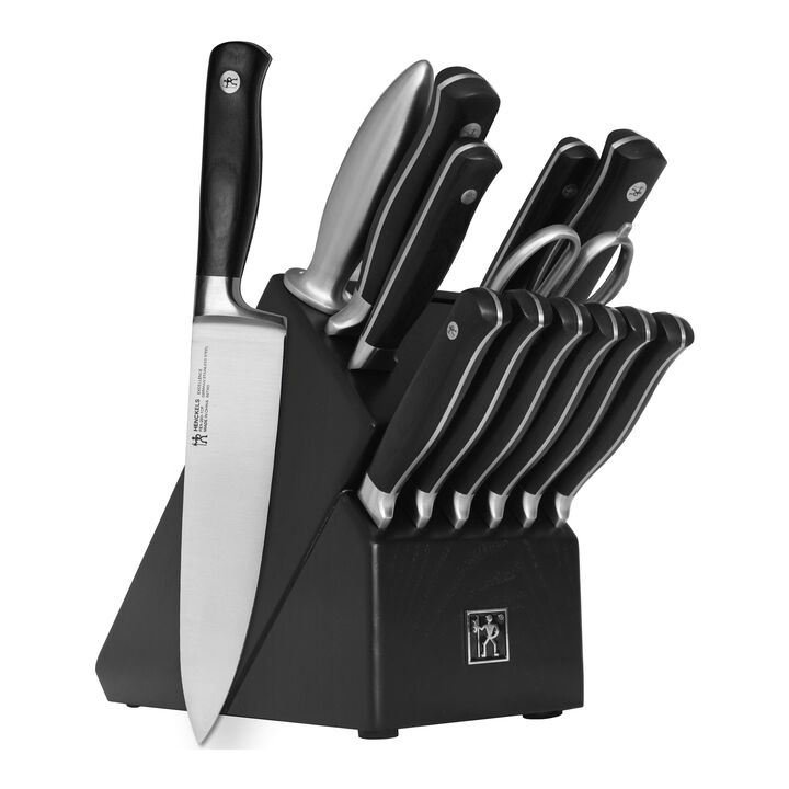 Forged Excellence, 14-pcs, Knife block set, black, large 1