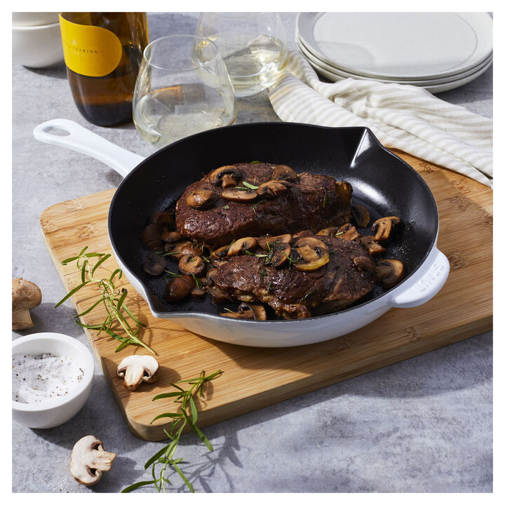 Cast Iron, 10-inch, Fry Pan, Pure-white, large 2