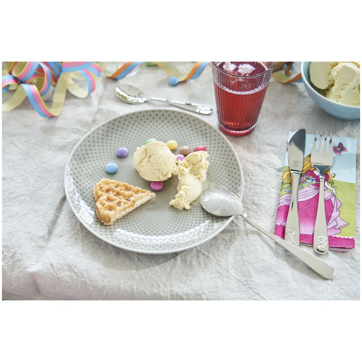 Bino, 4 Piece, Children's Flatware Set, silver, large 2