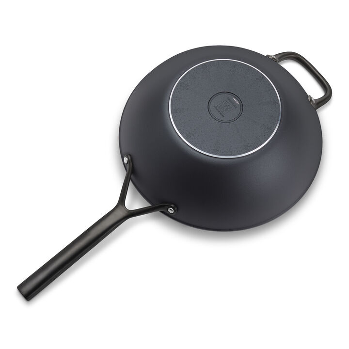 Milano, 30 cm Aluminium Wok with glass lid, large 4