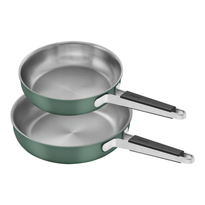 Pure, Pure 2pc Skillet Set Green, large 1