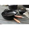 Pans, 24 cm Cast iron Frying pan black, small 5