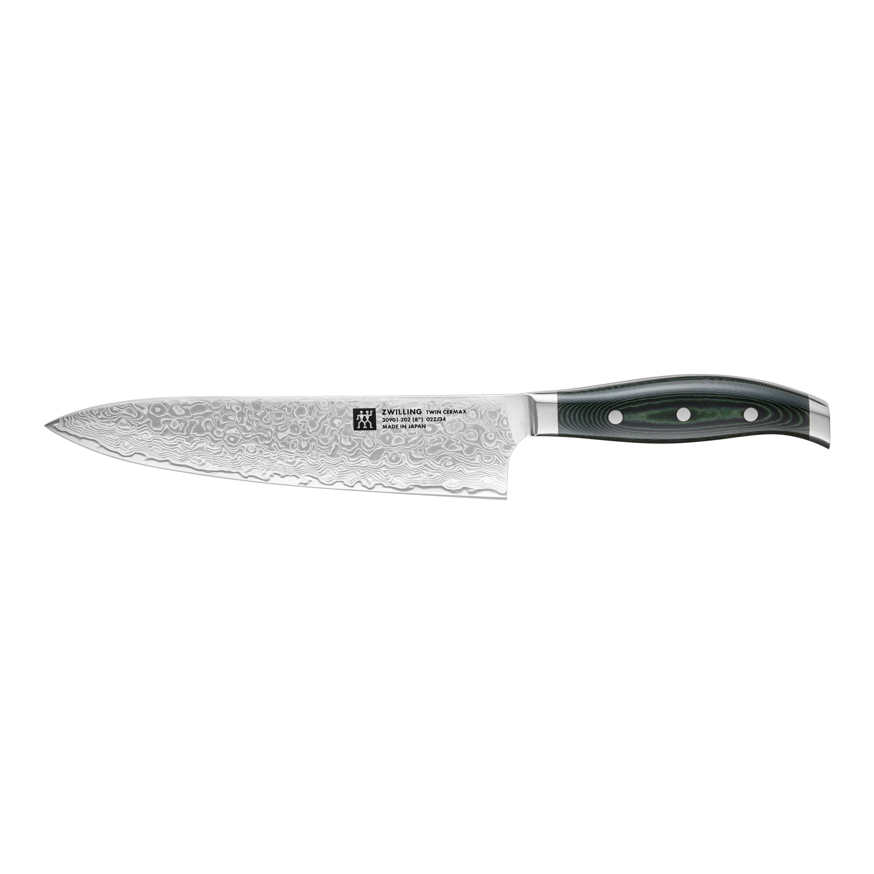 ZWILLING TWIN Cermax Couteau de chef 20 cm, Vert, Micarta