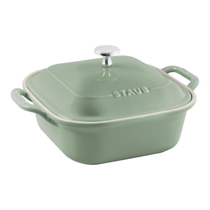 Stoneware, 5-pc, Mixed Baking Dish Set, eucalyptus, large 3