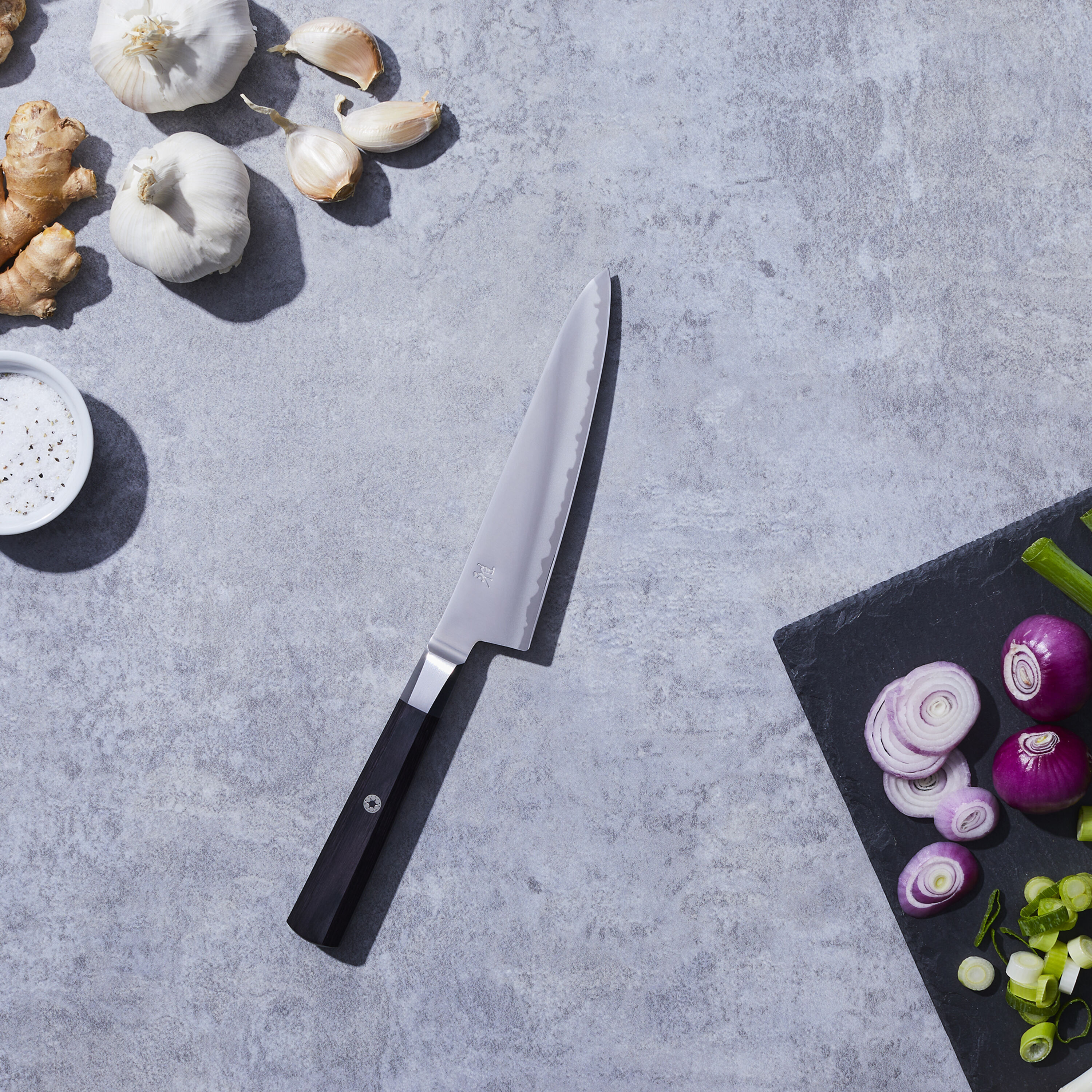 Thumbnail - MIYABI KOH 4000FC Shotoh 14 cm, Pakka Holz