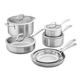 10-pc, Stainless Steel, Cookware Set