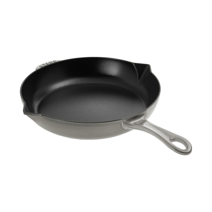 Pans, Padella - 26 cm, ghisa, Nero opaco, large 3