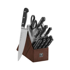 Henckels CLASSIC, 15-pc, Self-Sharpening Knife Block Set, brown
