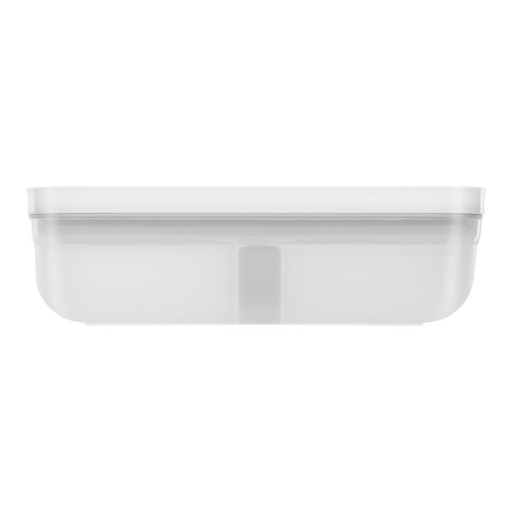 Fresh & Save, Lunch box L plate, Plastique, semi transparent-Gris, large 3