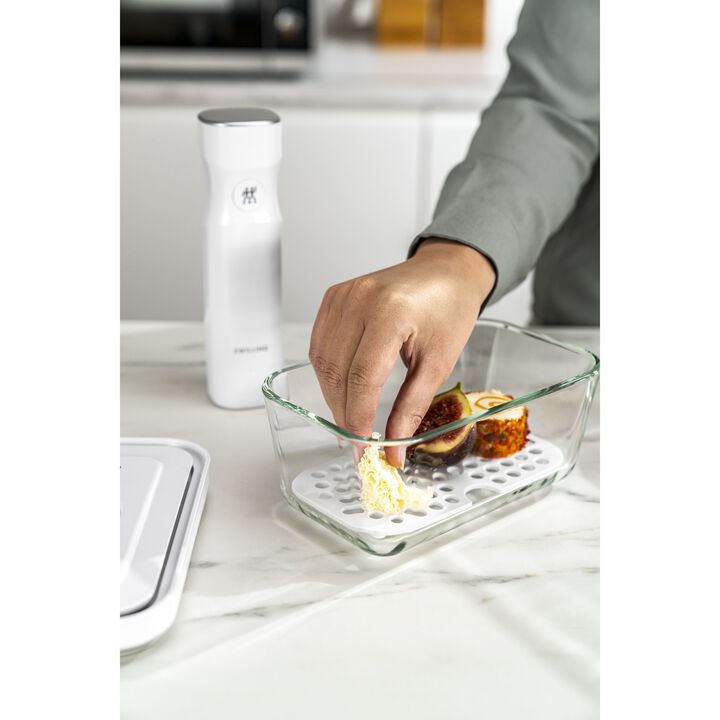 Fresh & Save, Drip tray set for glass containers, M/L / 2-pc, large 4