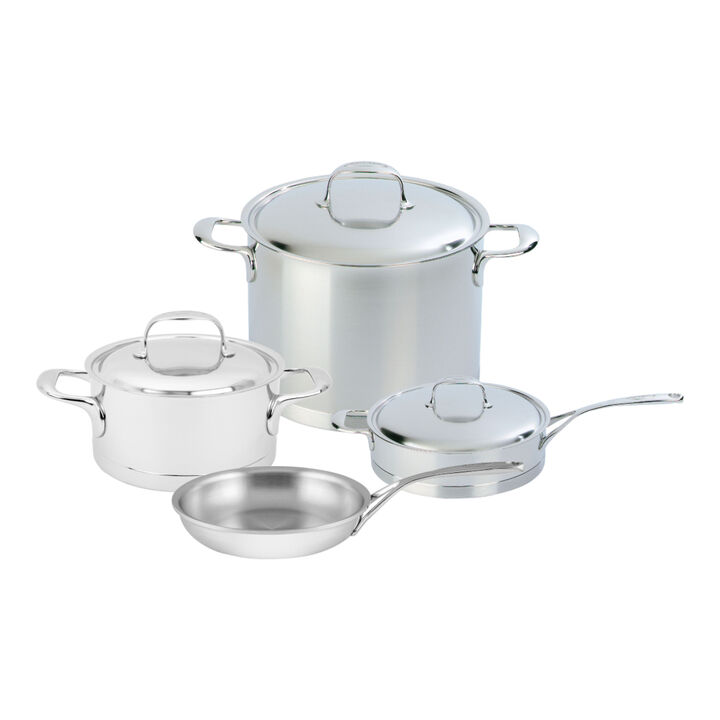 7 Piece 18/10 Stainless Steel Cookware set, large 1