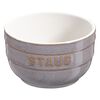 2-pcs round Ceramic Ramekin set ancient-grey,,large