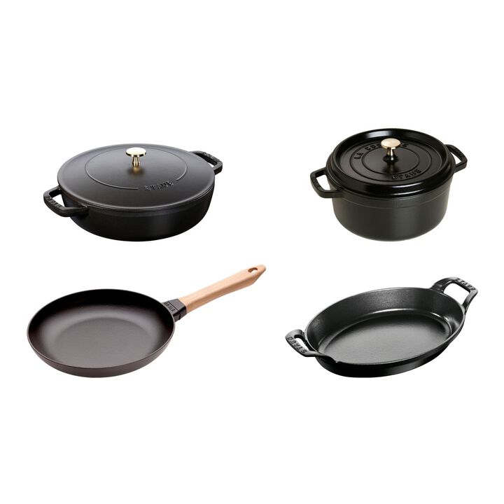 Cast Iron Cookware Set, large 1