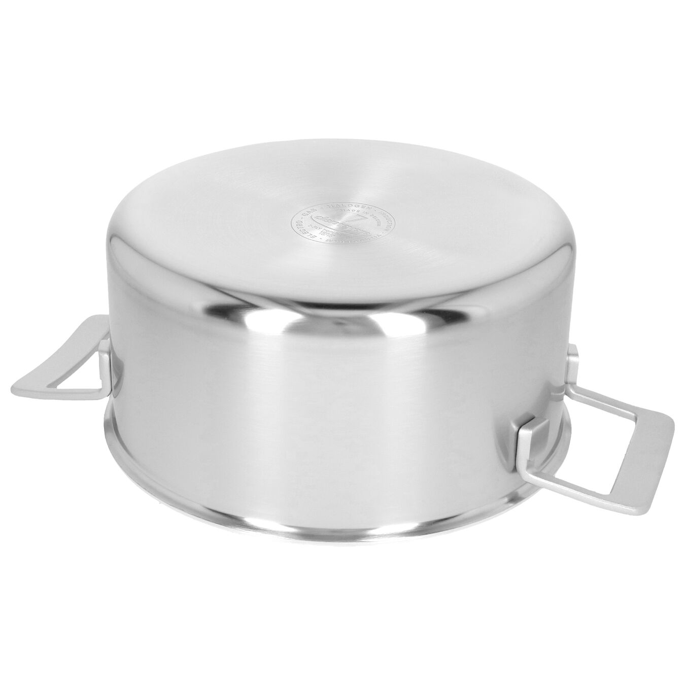5.5 qt, 18/10 Stainless Steel, Dutch Oven with lid ,,large 5