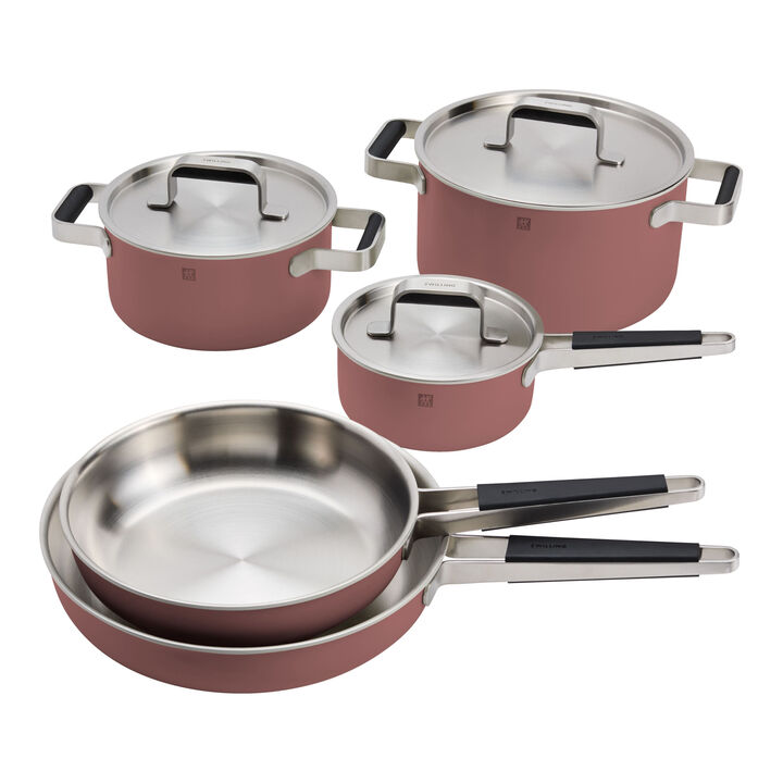 Pure, Pots and pans set, 8-pc, 18/10 Stainless Steel, large 1