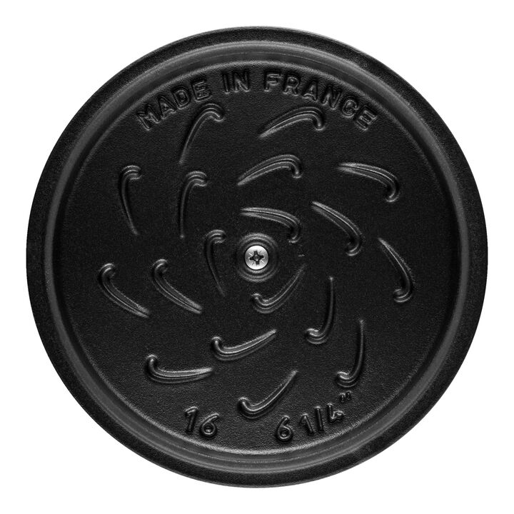 La Cocotte, 16 cm round Cast iron Rice Cocotte black, large 4